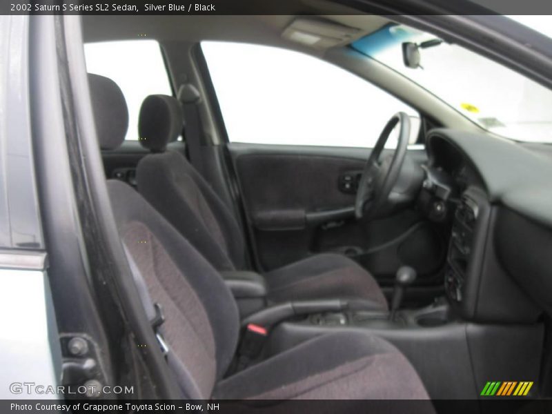 Silver Blue / Black 2002 Saturn S Series SL2 Sedan