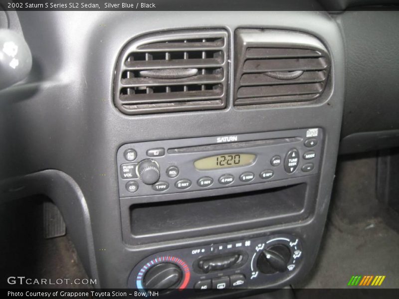 Silver Blue / Black 2002 Saturn S Series SL2 Sedan