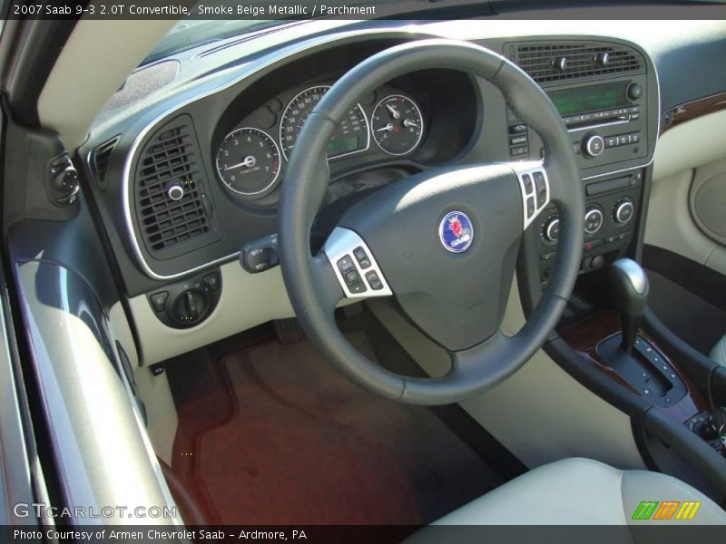 Smoke Beige Metallic / Parchment 2007 Saab 9-3 2.0T Convertible