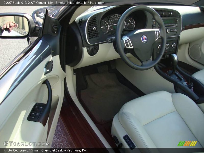 Smoke Beige Metallic / Parchment 2007 Saab 9-3 2.0T Convertible