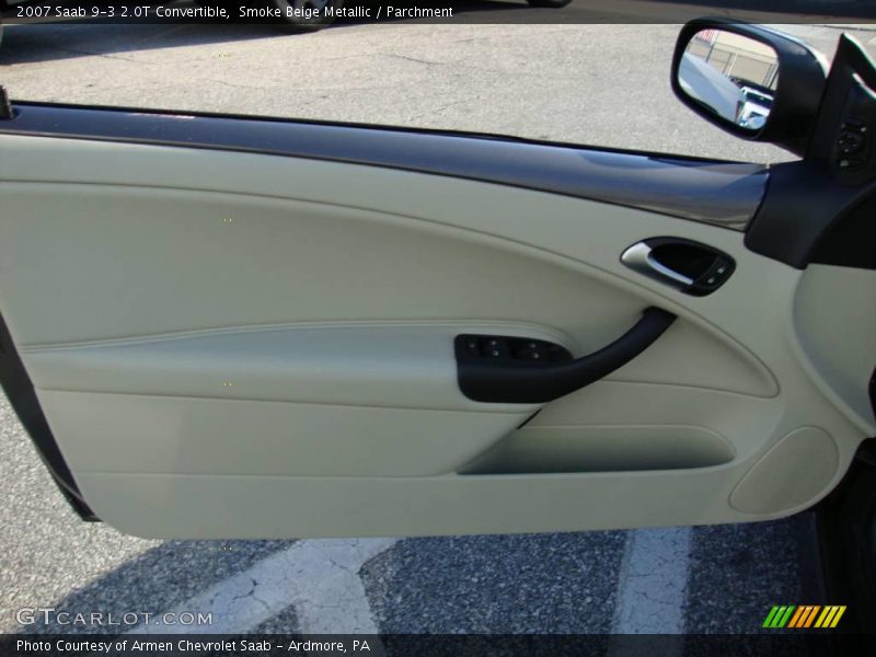 Smoke Beige Metallic / Parchment 2007 Saab 9-3 2.0T Convertible