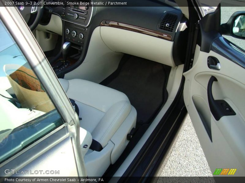 Smoke Beige Metallic / Parchment 2007 Saab 9-3 2.0T Convertible