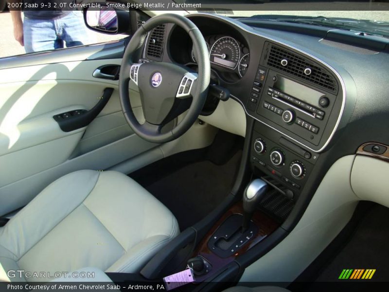 Smoke Beige Metallic / Parchment 2007 Saab 9-3 2.0T Convertible