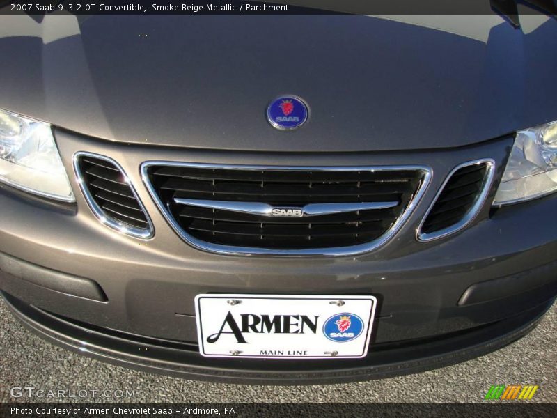 Smoke Beige Metallic / Parchment 2007 Saab 9-3 2.0T Convertible