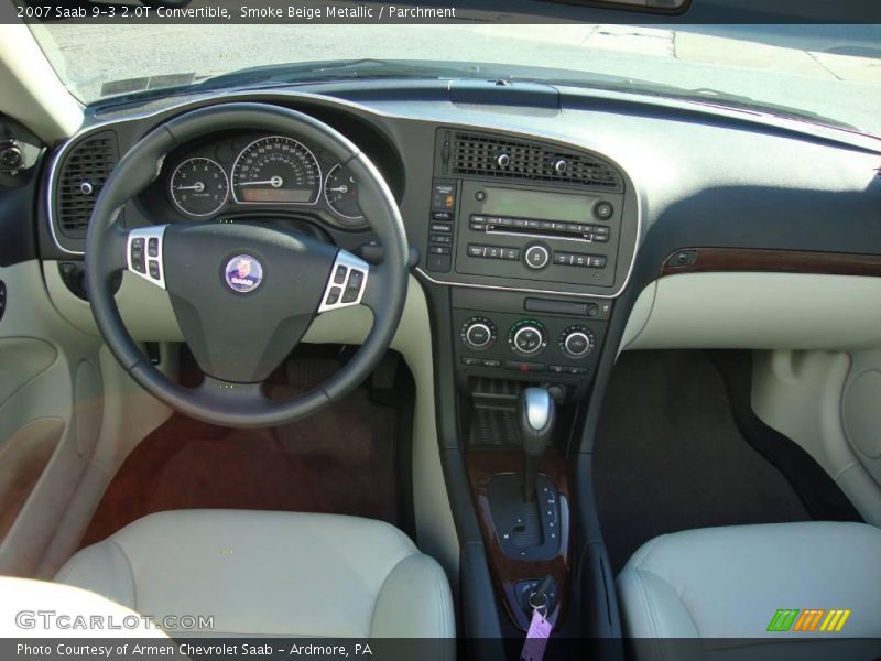Smoke Beige Metallic / Parchment 2007 Saab 9-3 2.0T Convertible