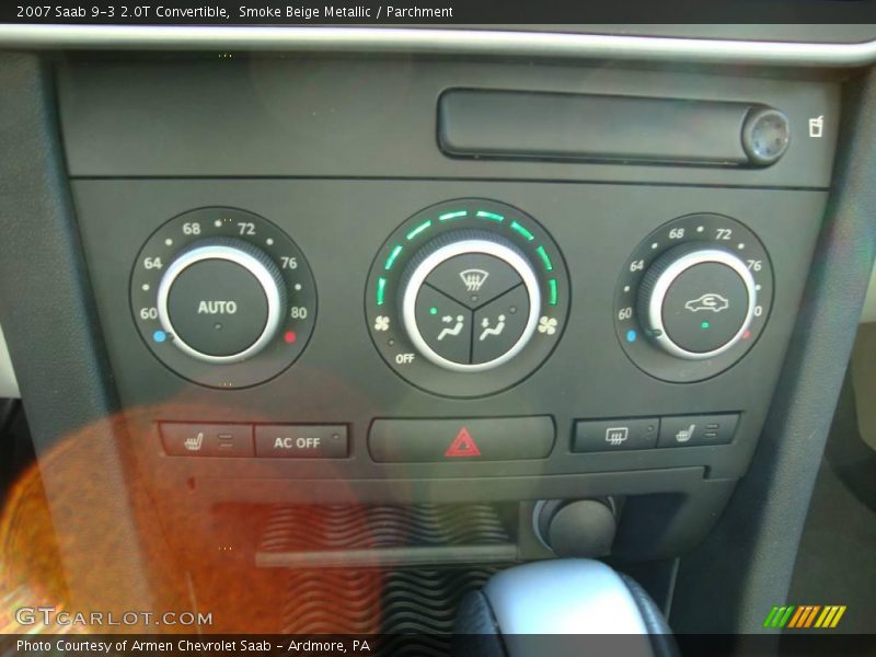 Smoke Beige Metallic / Parchment 2007 Saab 9-3 2.0T Convertible
