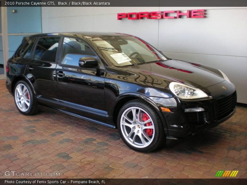Black / Black/Black Alcantara 2010 Porsche Cayenne GTS