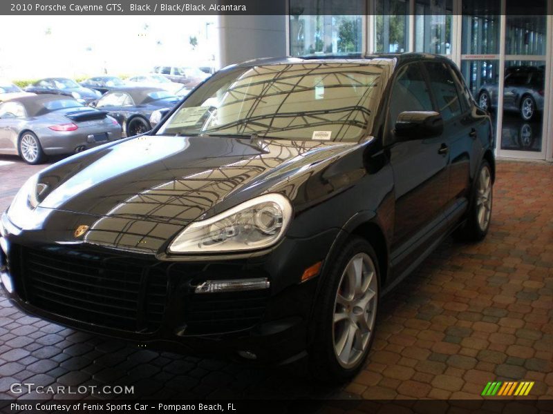 Black / Black/Black Alcantara 2010 Porsche Cayenne GTS