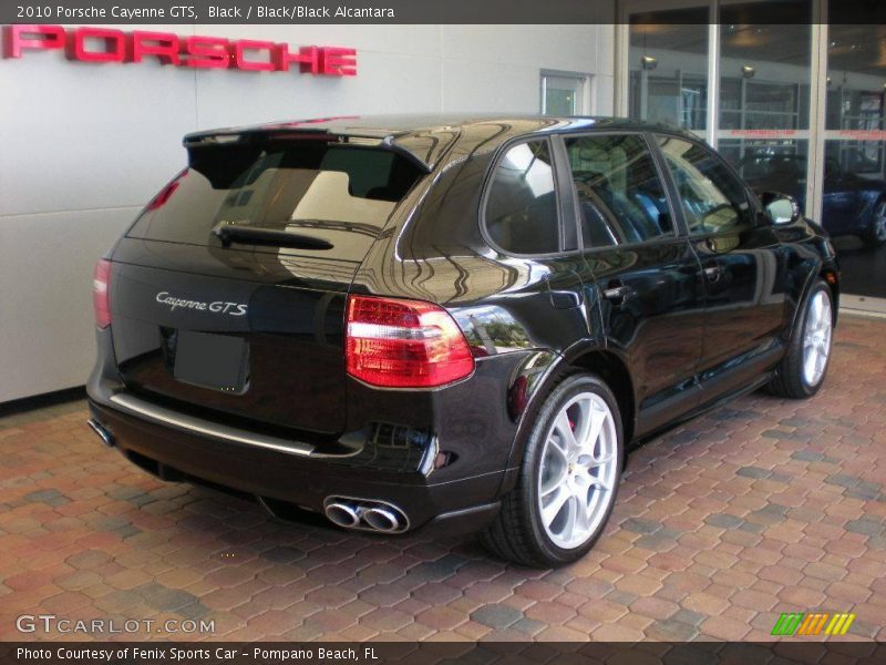 Black / Black/Black Alcantara 2010 Porsche Cayenne GTS