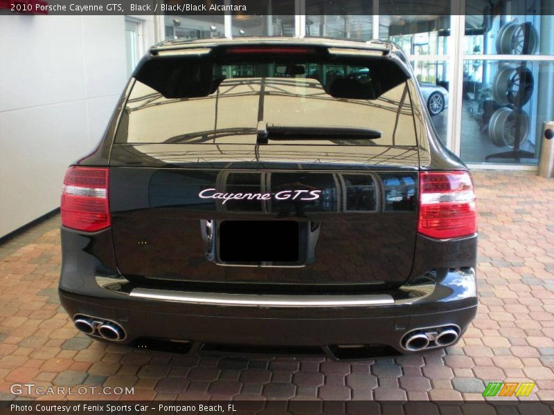 Black / Black/Black Alcantara 2010 Porsche Cayenne GTS