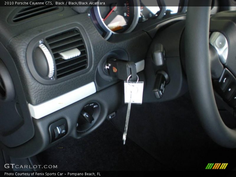 Black / Black/Black Alcantara 2010 Porsche Cayenne GTS