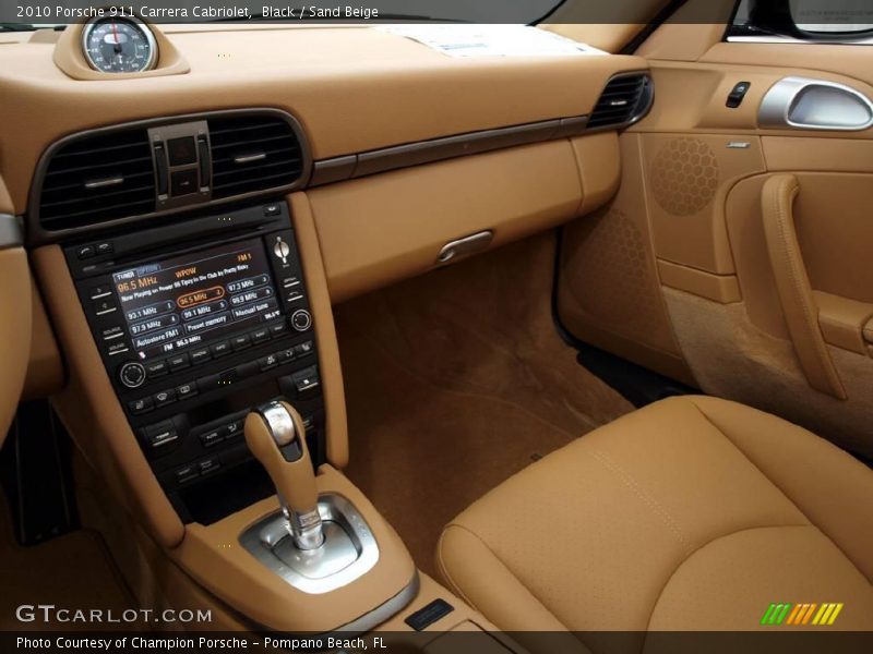 Black / Sand Beige 2010 Porsche 911 Carrera Cabriolet