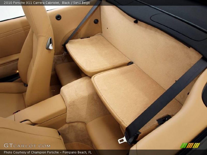 Black / Sand Beige 2010 Porsche 911 Carrera Cabriolet