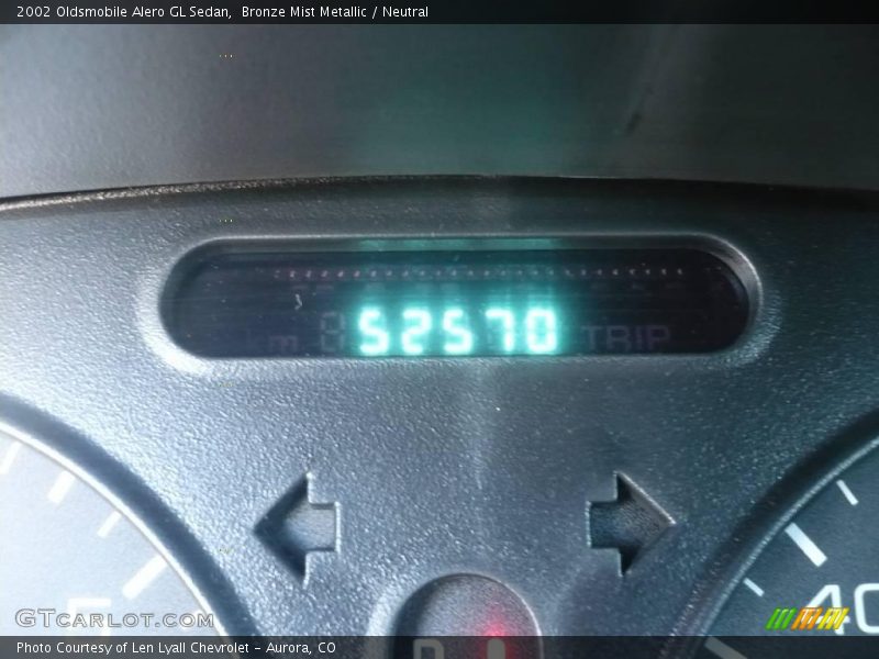 Bronze Mist Metallic / Neutral 2002 Oldsmobile Alero GL Sedan