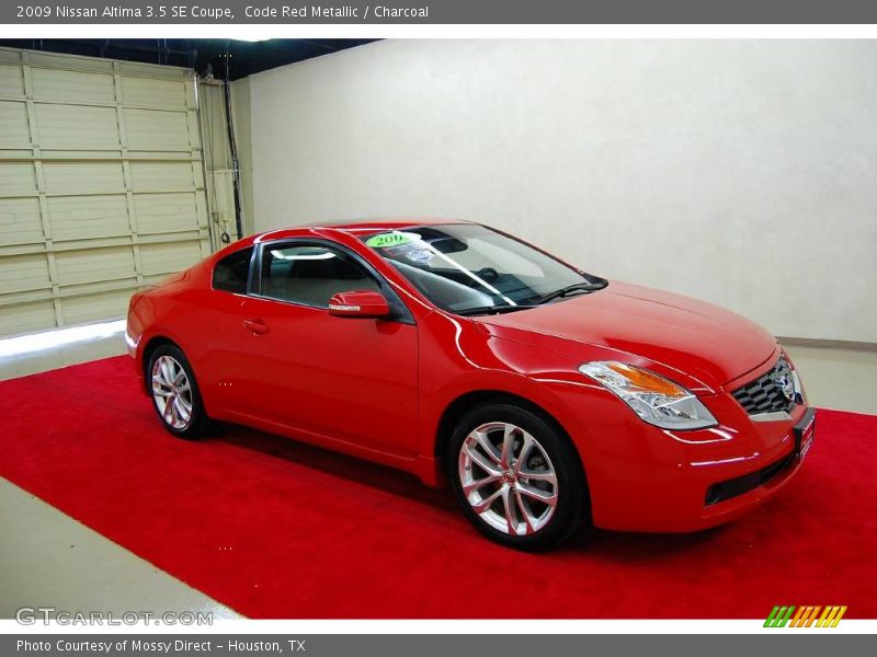 Code Red Metallic / Charcoal 2009 Nissan Altima 3.5 SE Coupe