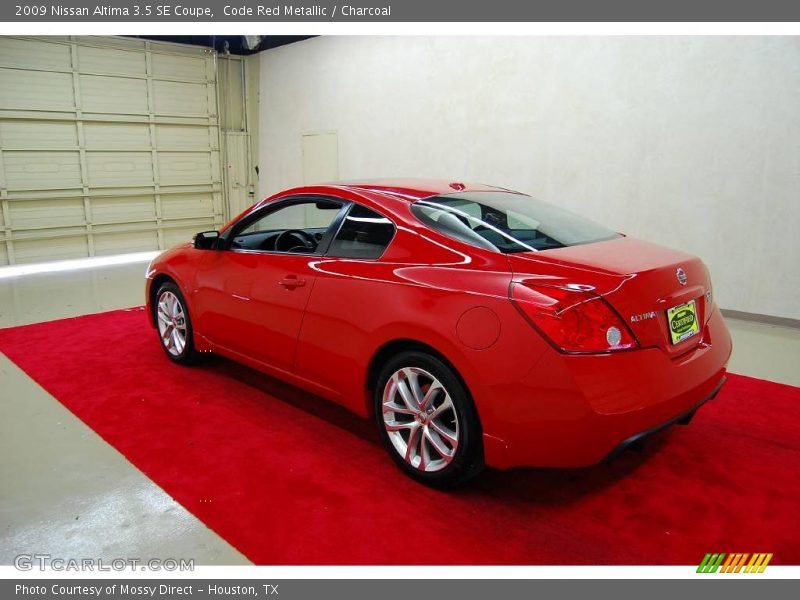 Code Red Metallic / Charcoal 2009 Nissan Altima 3.5 SE Coupe