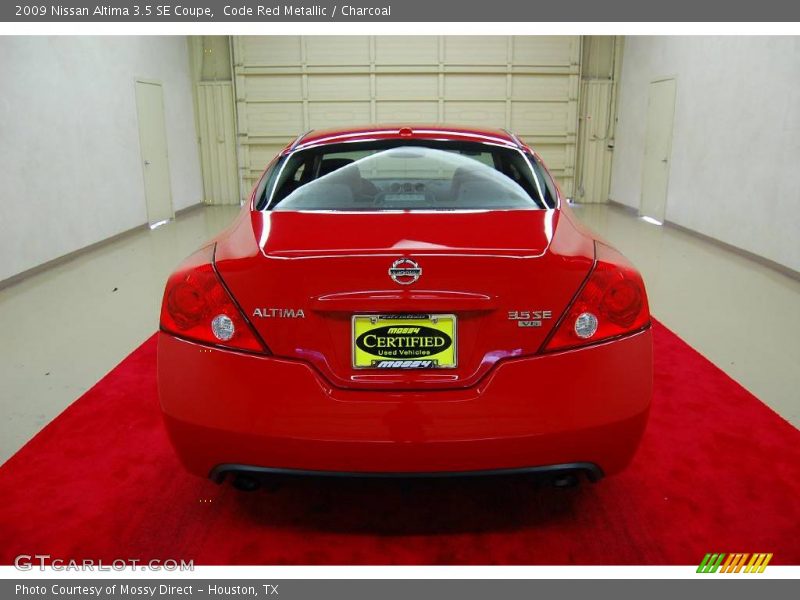 Code Red Metallic / Charcoal 2009 Nissan Altima 3.5 SE Coupe