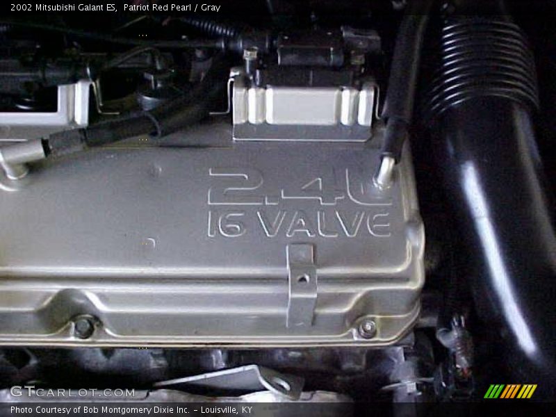 Patriot Red Pearl / Gray 2002 Mitsubishi Galant ES