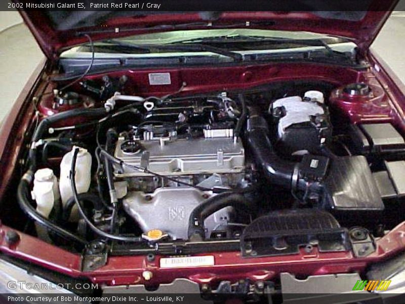Patriot Red Pearl / Gray 2002 Mitsubishi Galant ES