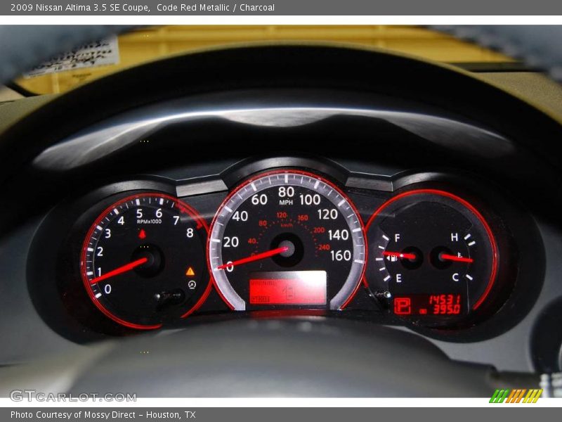 Code Red Metallic / Charcoal 2009 Nissan Altima 3.5 SE Coupe