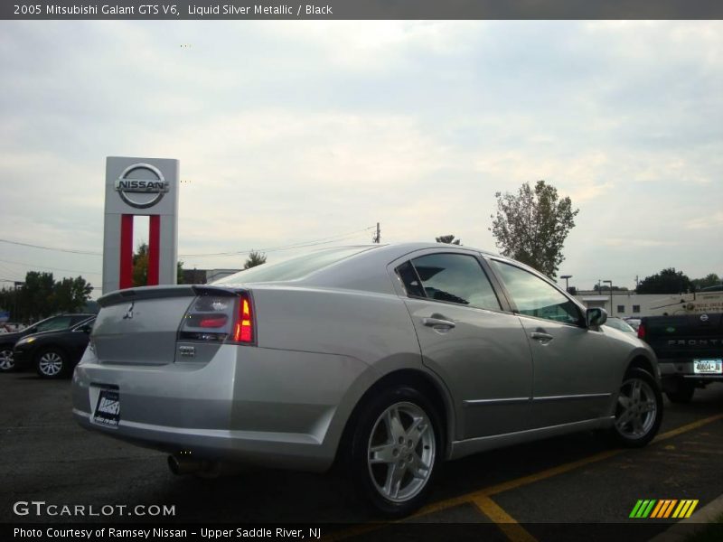 Liquid Silver Metallic / Black 2005 Mitsubishi Galant GTS V6