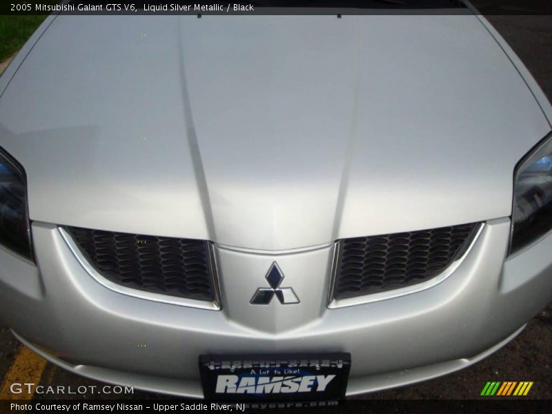 Liquid Silver Metallic / Black 2005 Mitsubishi Galant GTS V6