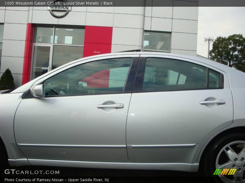 Liquid Silver Metallic / Black 2005 Mitsubishi Galant GTS V6