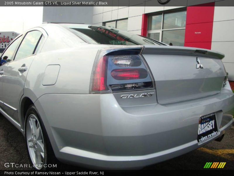 Liquid Silver Metallic / Black 2005 Mitsubishi Galant GTS V6
