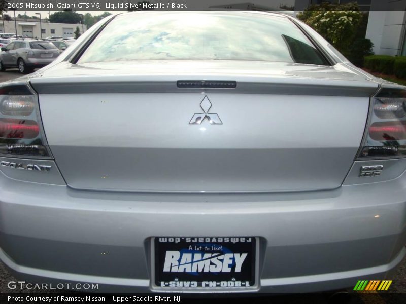 Liquid Silver Metallic / Black 2005 Mitsubishi Galant GTS V6