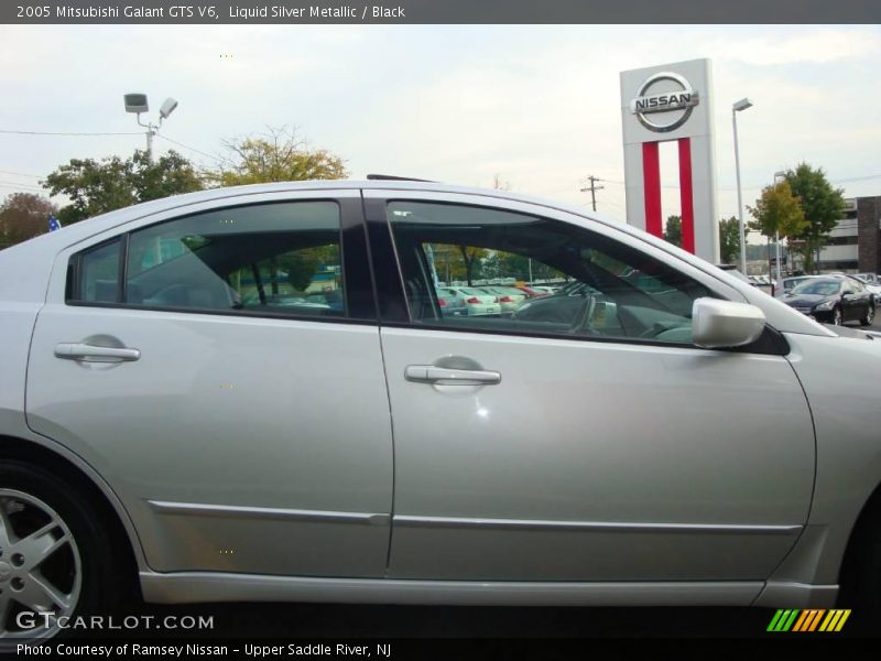 Liquid Silver Metallic / Black 2005 Mitsubishi Galant GTS V6