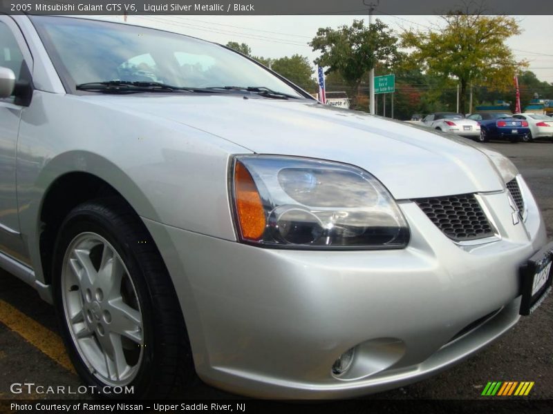 Liquid Silver Metallic / Black 2005 Mitsubishi Galant GTS V6