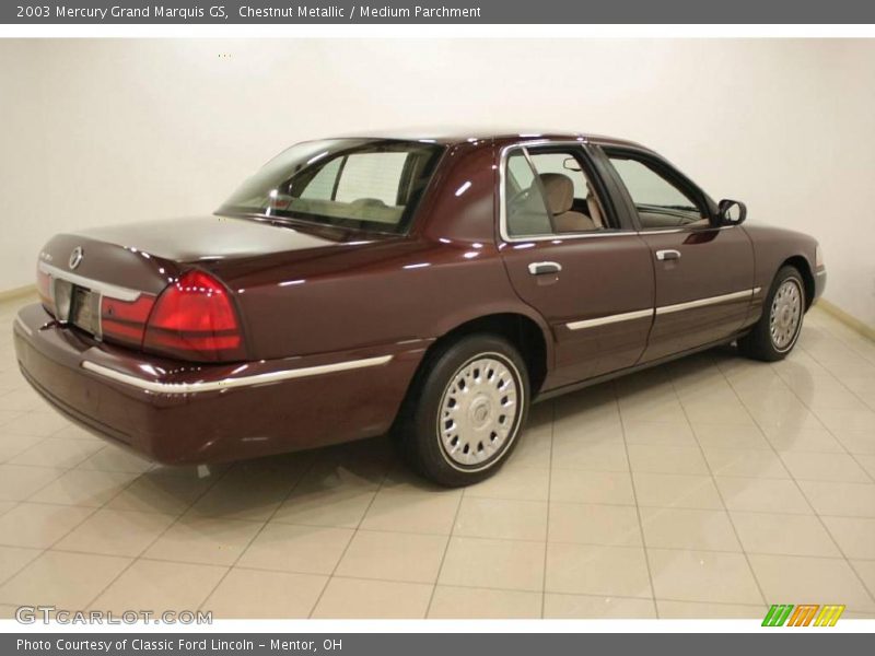 Chestnut Metallic / Medium Parchment 2003 Mercury Grand Marquis GS