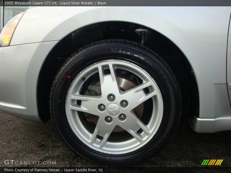 Liquid Silver Metallic / Black 2005 Mitsubishi Galant GTS V6