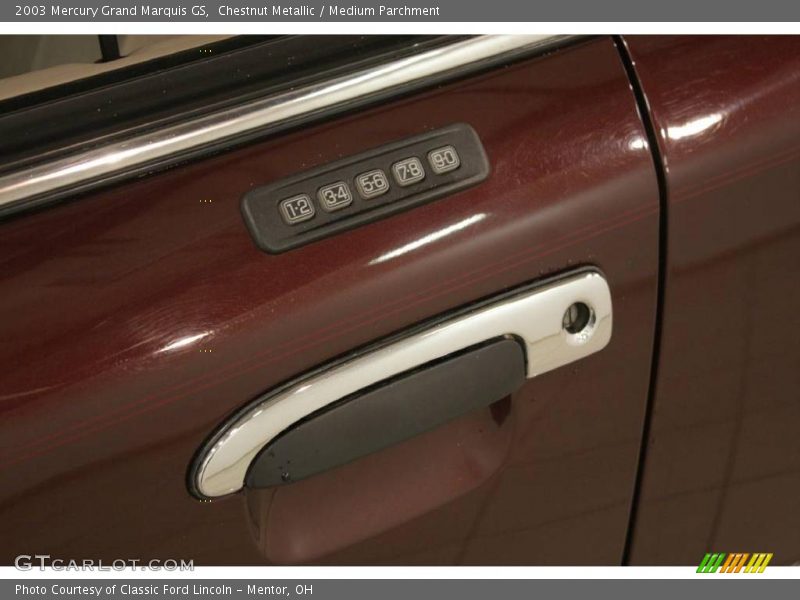 Chestnut Metallic / Medium Parchment 2003 Mercury Grand Marquis GS