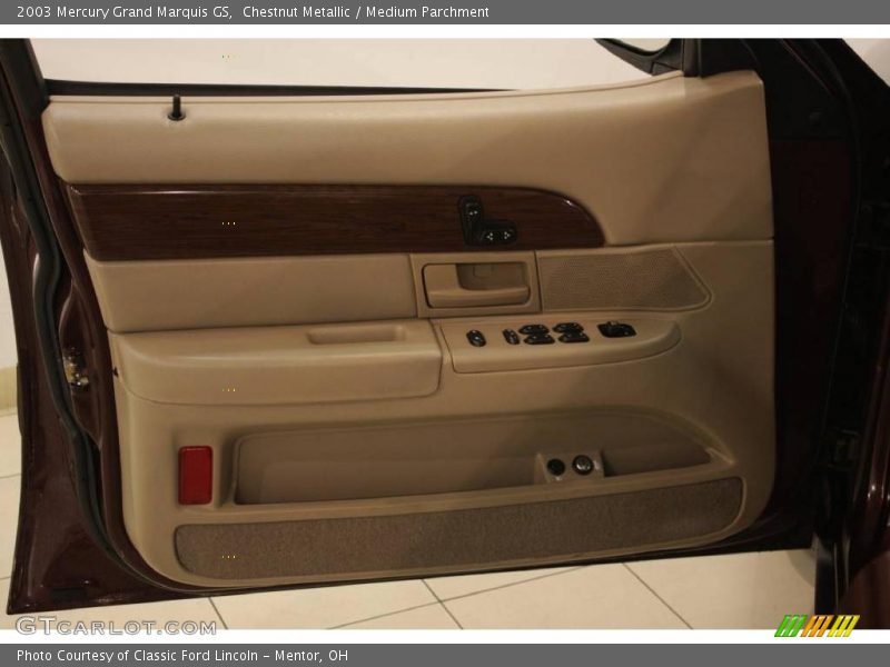 Chestnut Metallic / Medium Parchment 2003 Mercury Grand Marquis GS