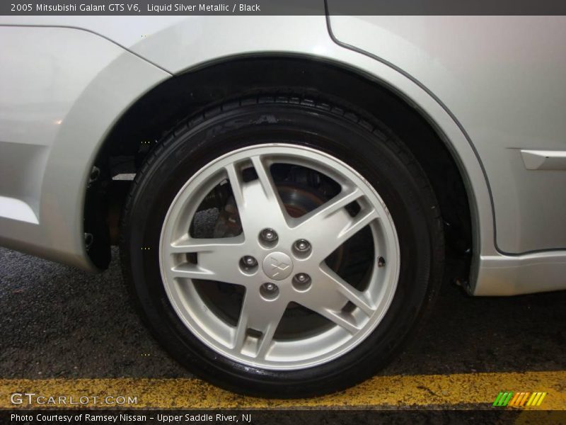Liquid Silver Metallic / Black 2005 Mitsubishi Galant GTS V6