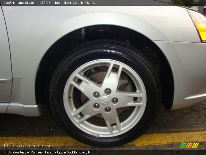 Liquid Silver Metallic / Black 2005 Mitsubishi Galant GTS V6