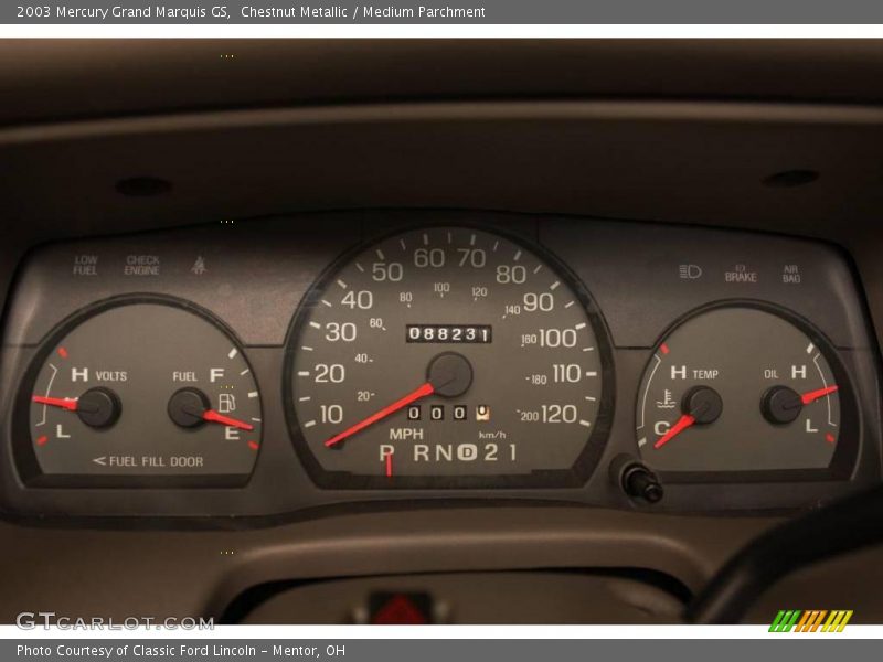  2003 Grand Marquis GS GS Gauges