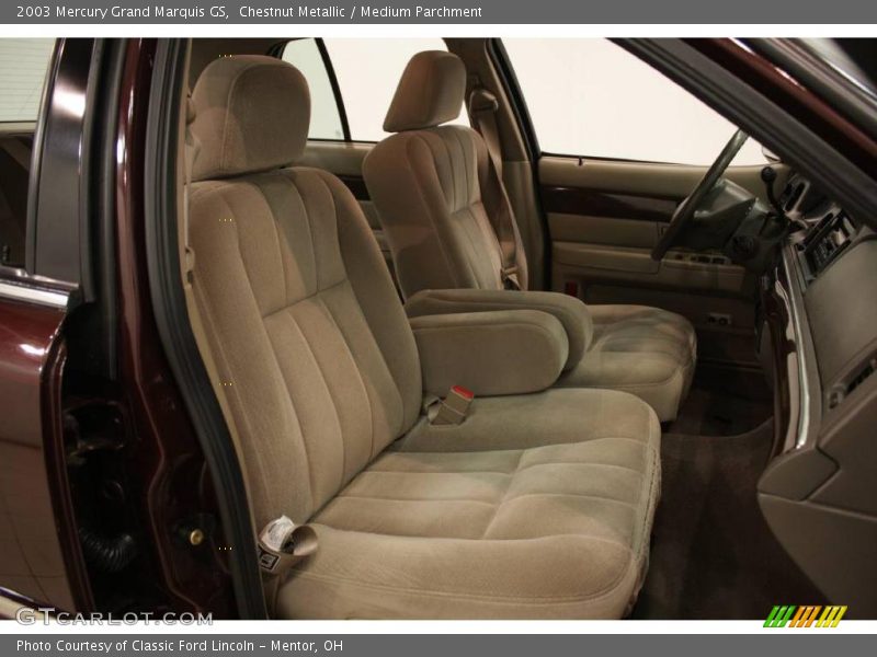 Chestnut Metallic / Medium Parchment 2003 Mercury Grand Marquis GS