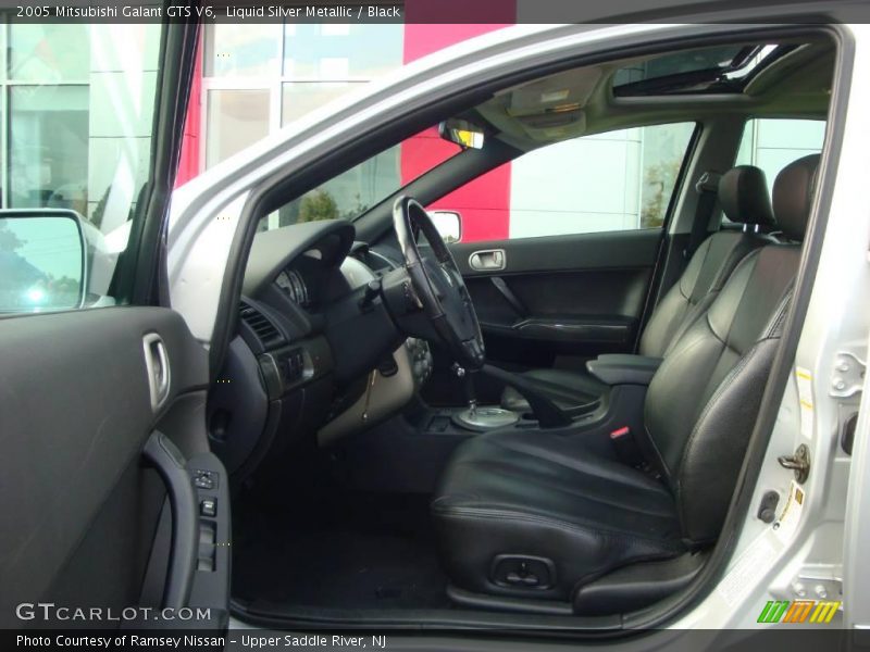 Liquid Silver Metallic / Black 2005 Mitsubishi Galant GTS V6