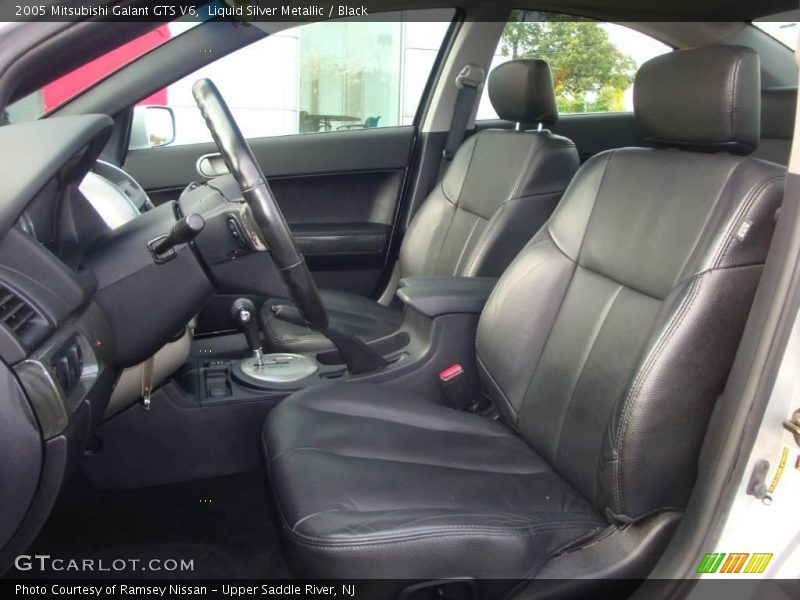 Liquid Silver Metallic / Black 2005 Mitsubishi Galant GTS V6