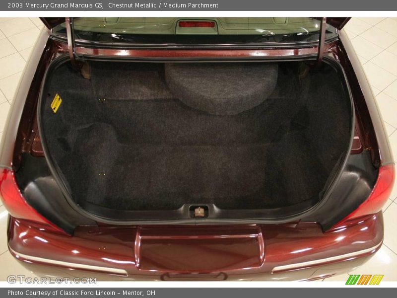 Chestnut Metallic / Medium Parchment 2003 Mercury Grand Marquis GS