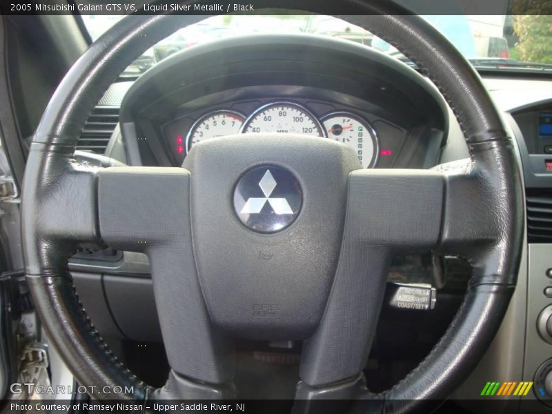 Liquid Silver Metallic / Black 2005 Mitsubishi Galant GTS V6