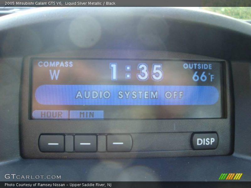 Liquid Silver Metallic / Black 2005 Mitsubishi Galant GTS V6