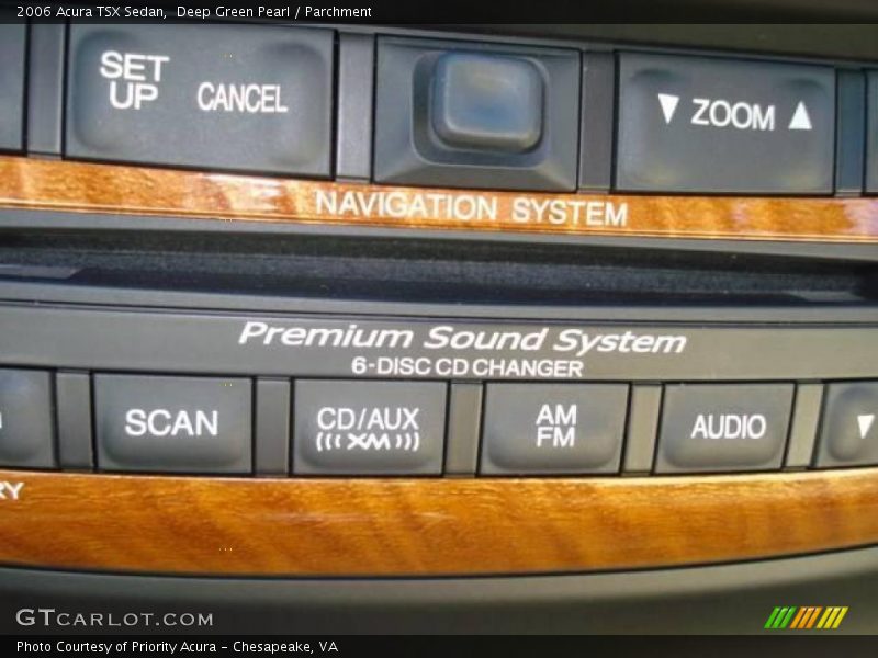 Deep Green Pearl / Parchment 2006 Acura TSX Sedan