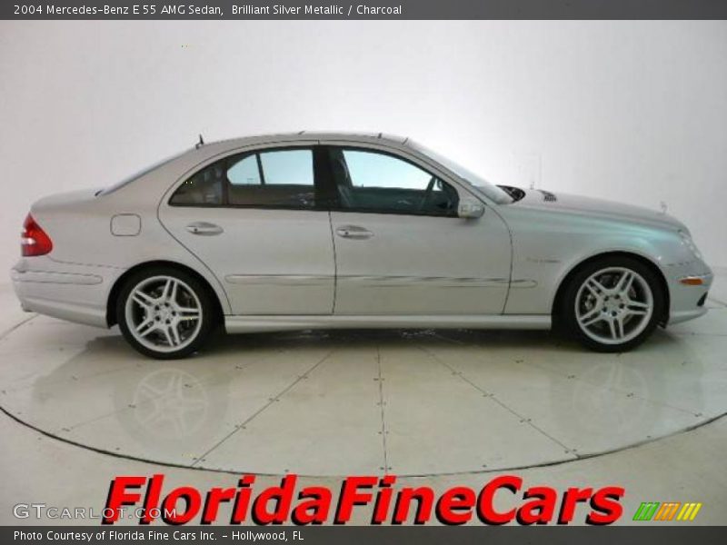 Brilliant Silver Metallic / Charcoal 2004 Mercedes-Benz E 55 AMG Sedan