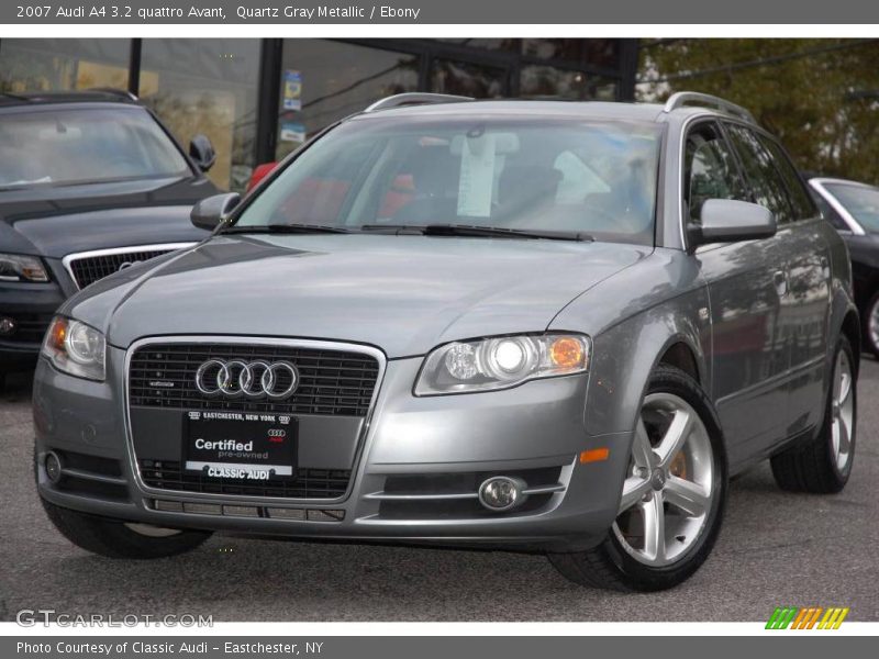 Quartz Gray Metallic / Ebony 2007 Audi A4 3.2 quattro Avant