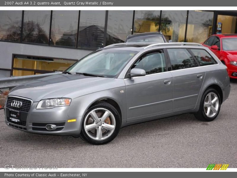 Quartz Gray Metallic / Ebony 2007 Audi A4 3.2 quattro Avant