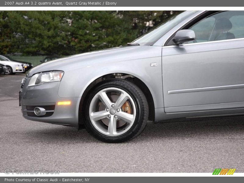 Quartz Gray Metallic / Ebony 2007 Audi A4 3.2 quattro Avant