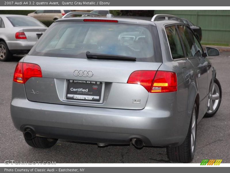 Quartz Gray Metallic / Ebony 2007 Audi A4 3.2 quattro Avant